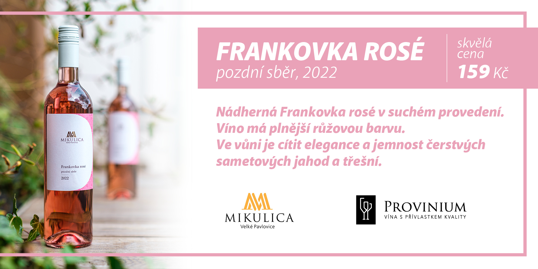 Mikulica Frankovka rosé