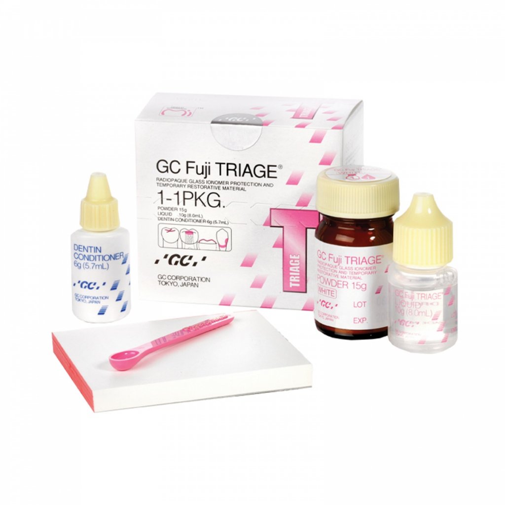 GC Fuji Triage (Varianta Fuji TRIAGE pink prášek 15 g + tekutina 8 ml, 1-1 pack)