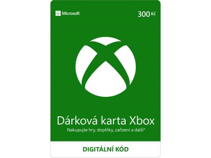 Xbox Gift Card CS Digital Code RGB 300CZK