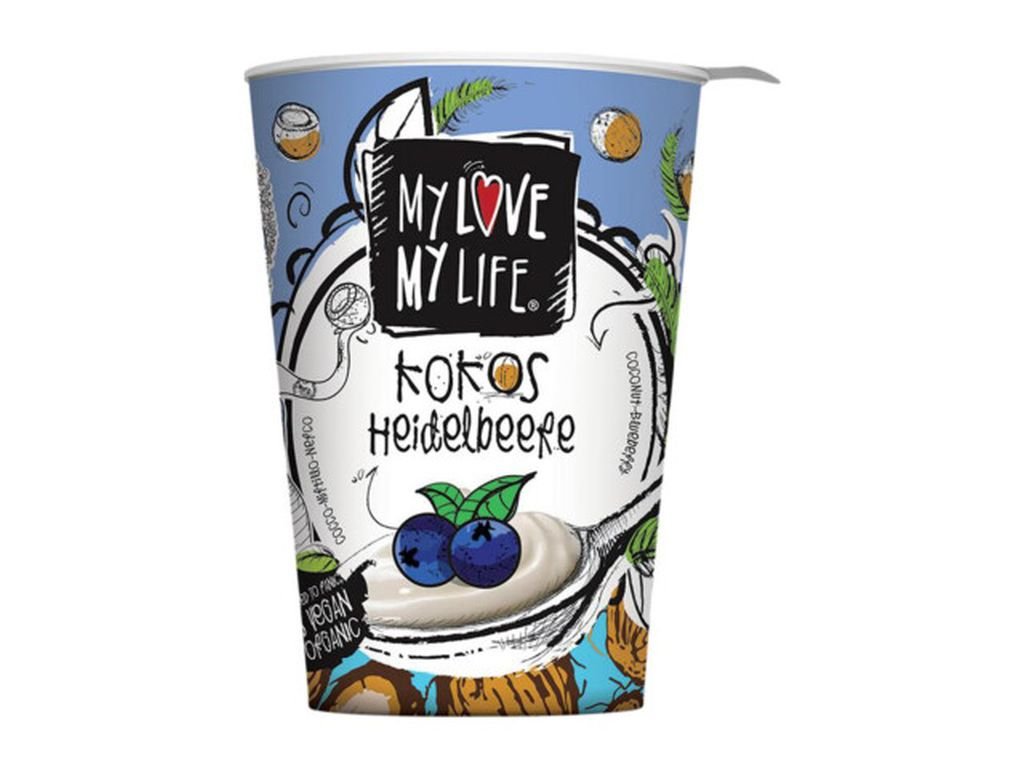 My Love My Life kokosová alternativa jogurtu s borůvkami, Bio