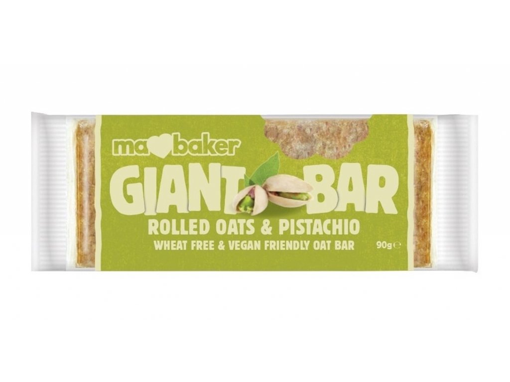 mabaker giant bar ovesny flapjack s pistaciemi