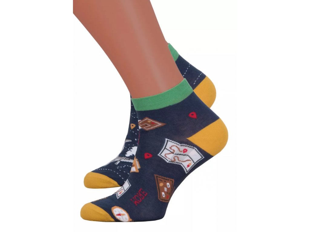 Dámské kotníkové ponožky 034/015 MORE