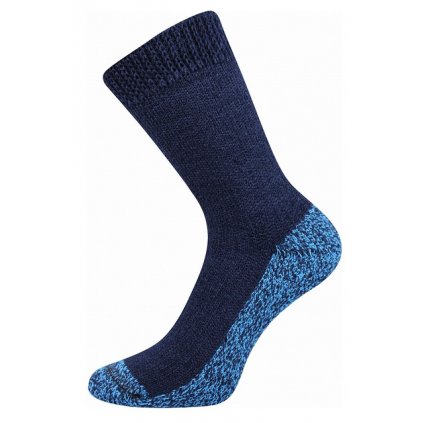 Ponožky Spací teplé modré
