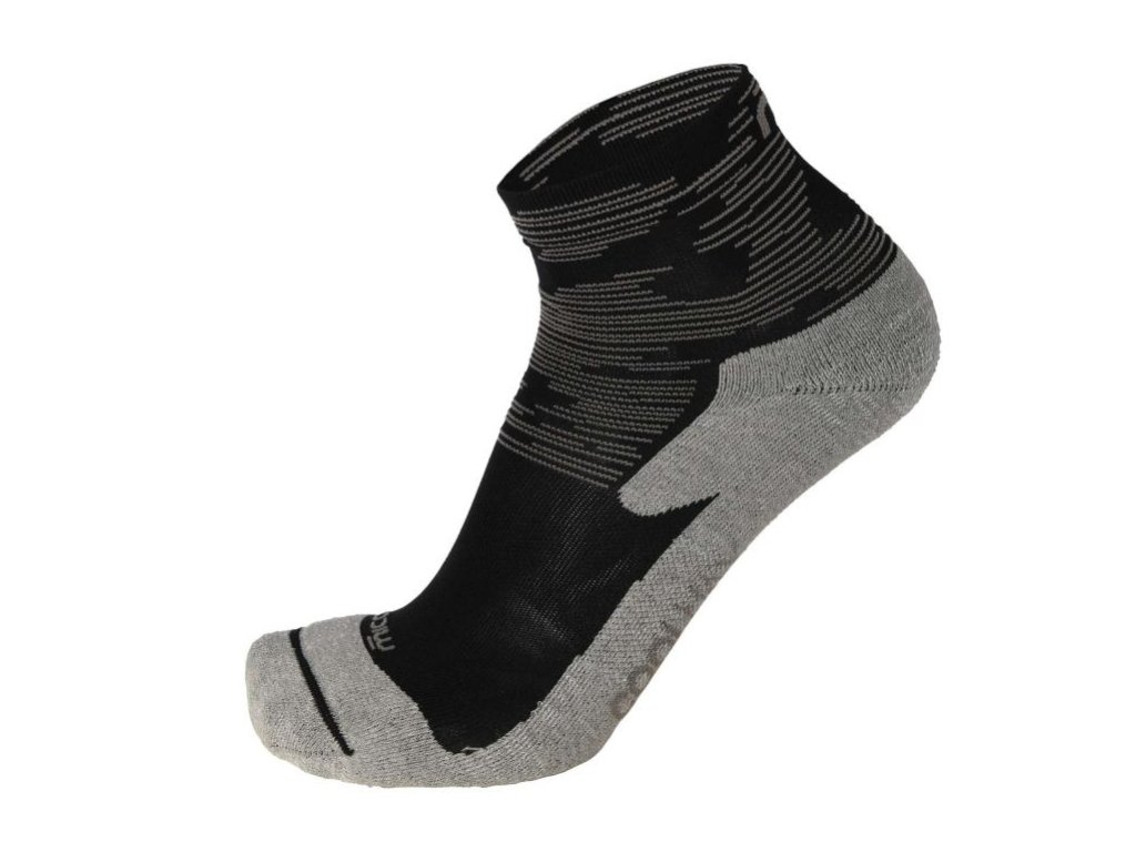 Ponožky Mico LIGHT W. ODORZERO X-STATIC TRAILRUN SOCK - NERO (Velikost S)