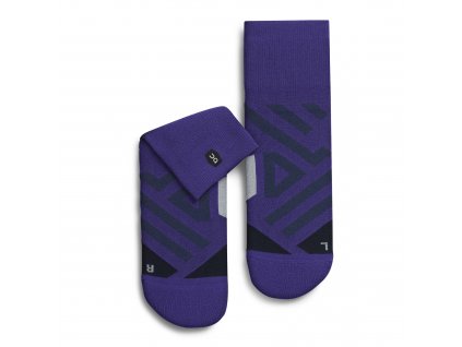Dámské ponožky ON Running Performance Mid Sock Twilight/Navy (Velikost 36/37)