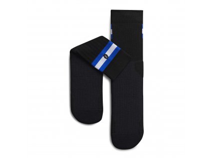 Pánské ponožky ON Running Tennis Sock Black/Indigo (Velikost 48/49)