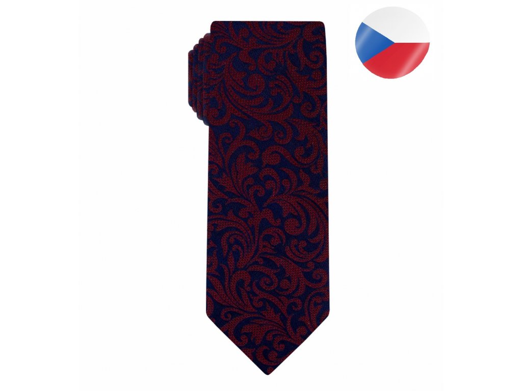 kravata monsi noble red dblue ceska
