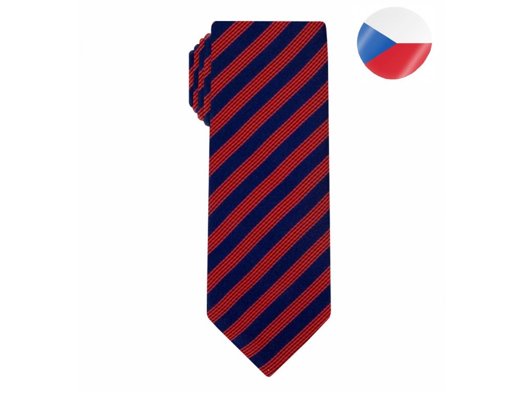 panska kravata oblique cervena (4)