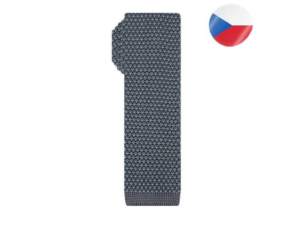 panska pletena kravata slim oblong seda (7)