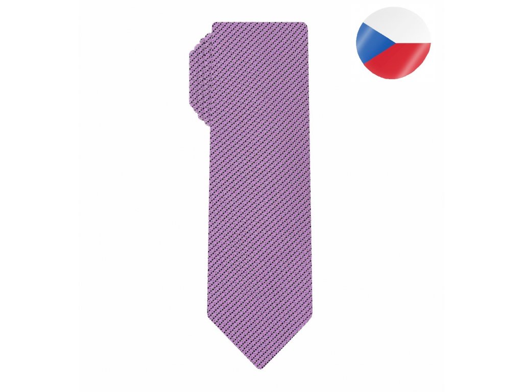 kravata panska hedvabna ruzova (8)