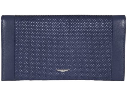 Luxusní modrá pánská kožená peněženka - dokladovka italské značky GIUDI