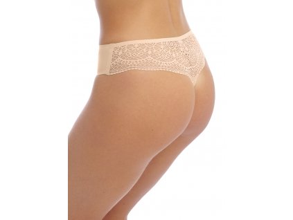 FL2337 NAE side Fantasie Lingerie Lace Ease Natural Beige Invisible Stretch Thong