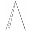 4380 1 scara aluminiu pentru gradina fistar triunghiulara 12 trepte inaltime de lucru 4 47 m