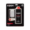 Sada Zippo 200 (zapalovač, kamínky, benzín) 30035