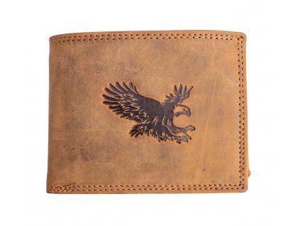 Luxusní kožená peněženka s orlem