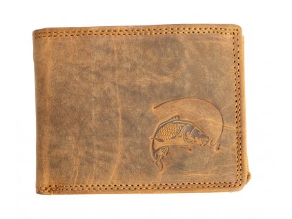 Luxusní kožená peněženka s kaprem