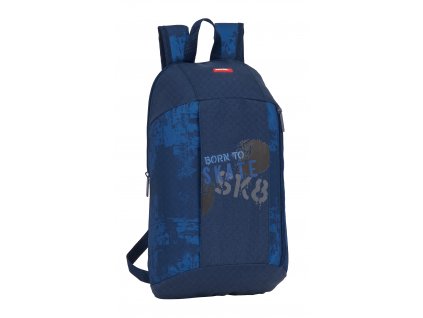 SAFTA Basic úzký mini batoh Skate - modrý / 8L