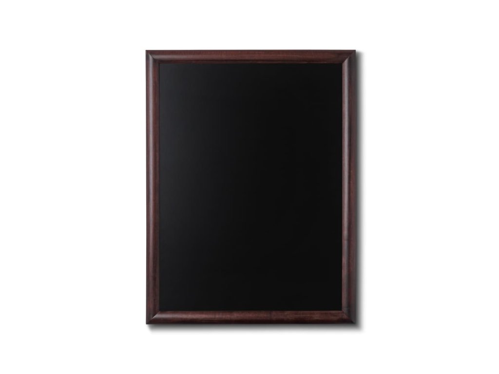 Dřevěná tabule 60 x 80 cm, tmavě hnědá