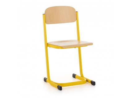 Školní židle Denis - vel. 6, žlutá - ral 1021