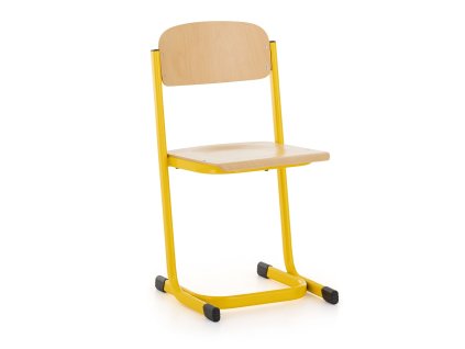 Školní židle Denis - vel. 7, žlutá - ral 1021