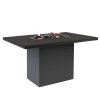Jídelní stůl s plynovým ohništěm COSI, Cosiloft 120, černá