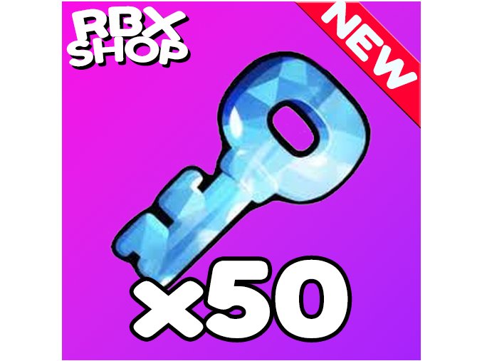 50x Crystal Key new