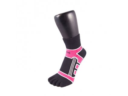 toe socks sports running trainer pink 1 1