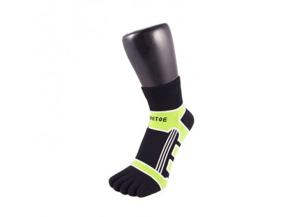 toe socks sports running trainer green 1 2