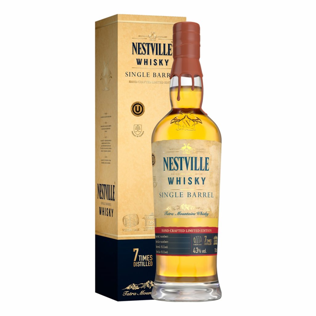 Nestville whisky single barrel 7 times distilled redbear online alkohol bratislava