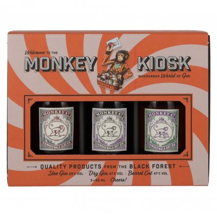 Monkey_47_Kiosk-Se_ 41%_3x0,05L_gin_set_alkohol_Bratislava_RedBear_online_distribúcia_
