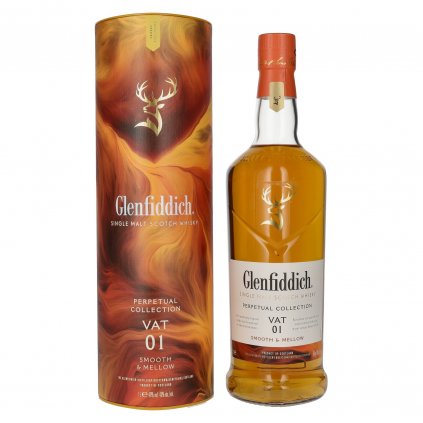 Glenfiddich Perpetual Collection VAT 01 Smooth & Mellow 40% 1L v tube whisky alkohol darčekové balenie Bratislava Red Bear online