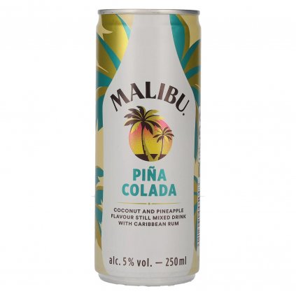 Malibu Pinacolada plechovka Redbear alkohol online bratislava distribúcia veľkoobchod alkoholu