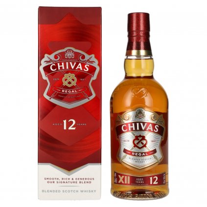 Chivas Regal 12y 40% v kartóne darčekové balenie red bear alkohol bratislava