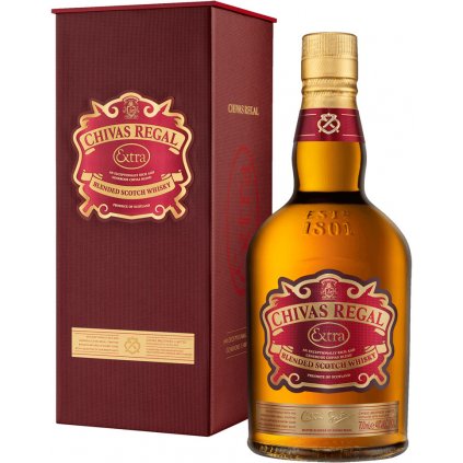 Chivas Regal extra 40% 1L v tube darčekové balenie Bratislava whisky alkohol Red Bear