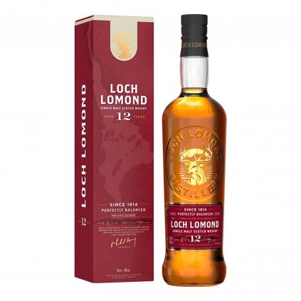 Loch lomond single malt 12y škótska whisky v kartóne
