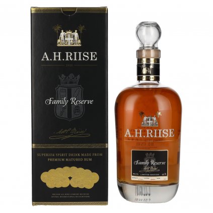 A.H. riise family reserve tmavý rum Redbear alkohol online bratislava distribúcia veľkoobchod alkoholu