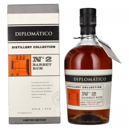 diplomatico Distillery collection No. 2 Barbet tmavý rum red bear onlone obchod s alkoholom