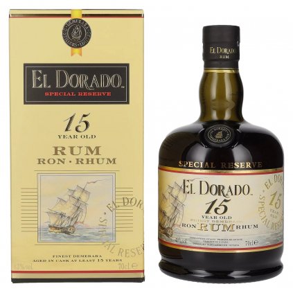 El dorado 15y tmavý rum v darčekovom balení redbear alkohol online distribúcia bratislava veľkoobchod