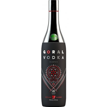 Goral vodka Master Bio 40% 0,7L alkohol vodka Bratislava Red Beat online