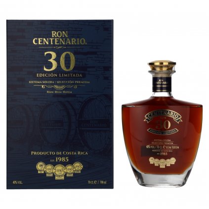 Ron Centenario 30 Limitovaný edícia tmavý rum v darčekovom balení kazete red bear alkohol online distribúcia bratislava