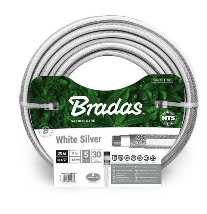 Hadice NTS WHITESILVER 1/2" - 20m Délka hadice: 20 m Obrázek