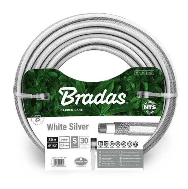 Hadice NTS WHITESILVER 1/2" - 20m Délka hadice: 20 m Obrázek