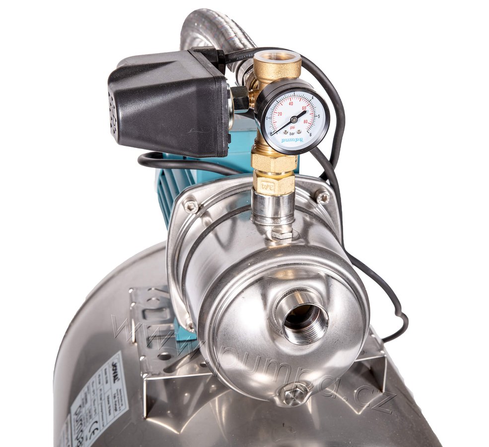 Domácí vodárna Calpeda NGXM 3 70L nerez ležatá 230V Obrázek