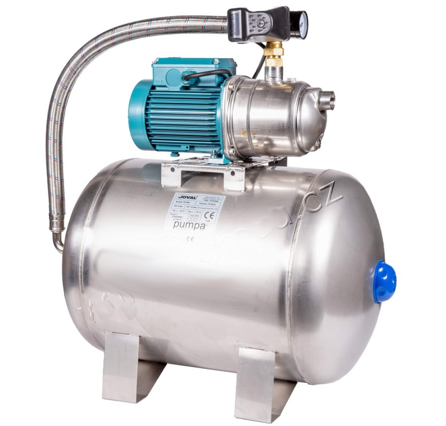 Domácí vodárna Calpeda NGXM 3 70L nerez ležatá 230V Obrázek