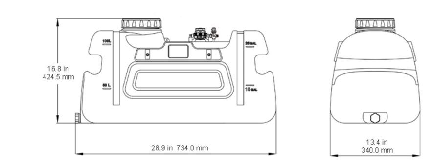 Vysokotlaký motorový čistič HERON, 210bar (896350) Obrázek