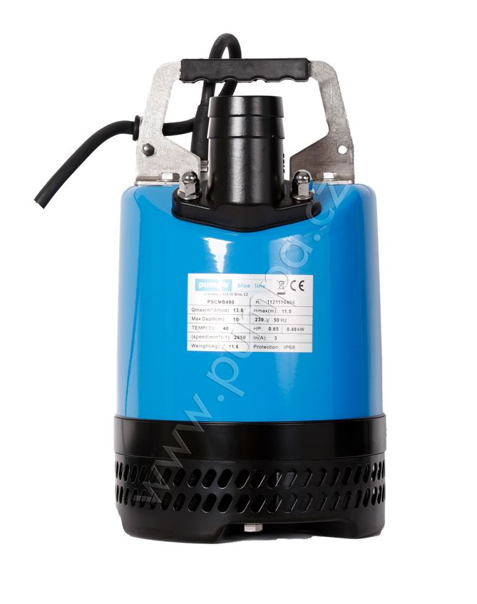 Drenážní čerpadlo BLUE LINE PSCMB480, 0,48kW, 230V, 8m kabel Obrázek