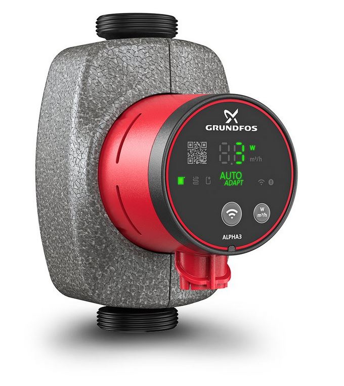 Grundfos ALPHA3 25-60 180mm 99371959 Obrázek