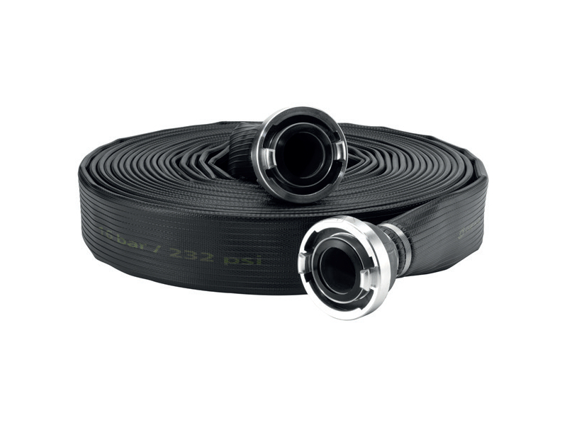 Plochá pryžová hadice se spojkami STORZ C52 - 20 m Obrázek
