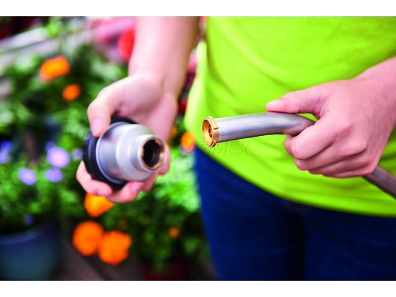 Kropítko hliníkové pr. 50 mm, otvory 1 mm, připojení bajonet Obrázek