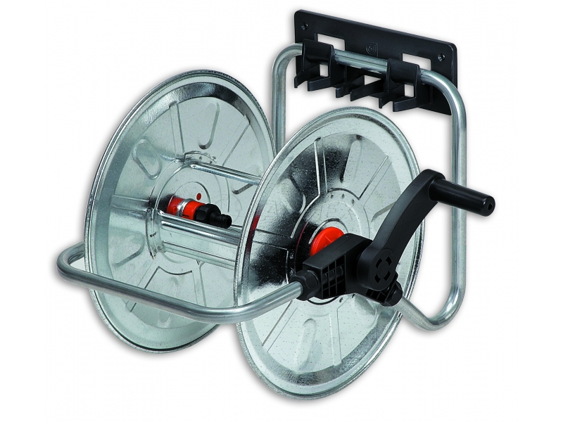 Nástěnný naviják hadic AG131M, pozink, 80m 1/2" hadice Obrázek